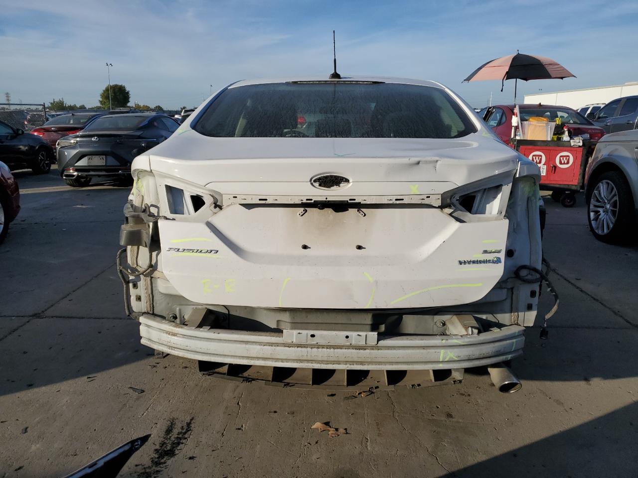 2017 Ford Fusion Se Hybrid VIN: 3FA6P0LU6HR355258 Lot: 90272585