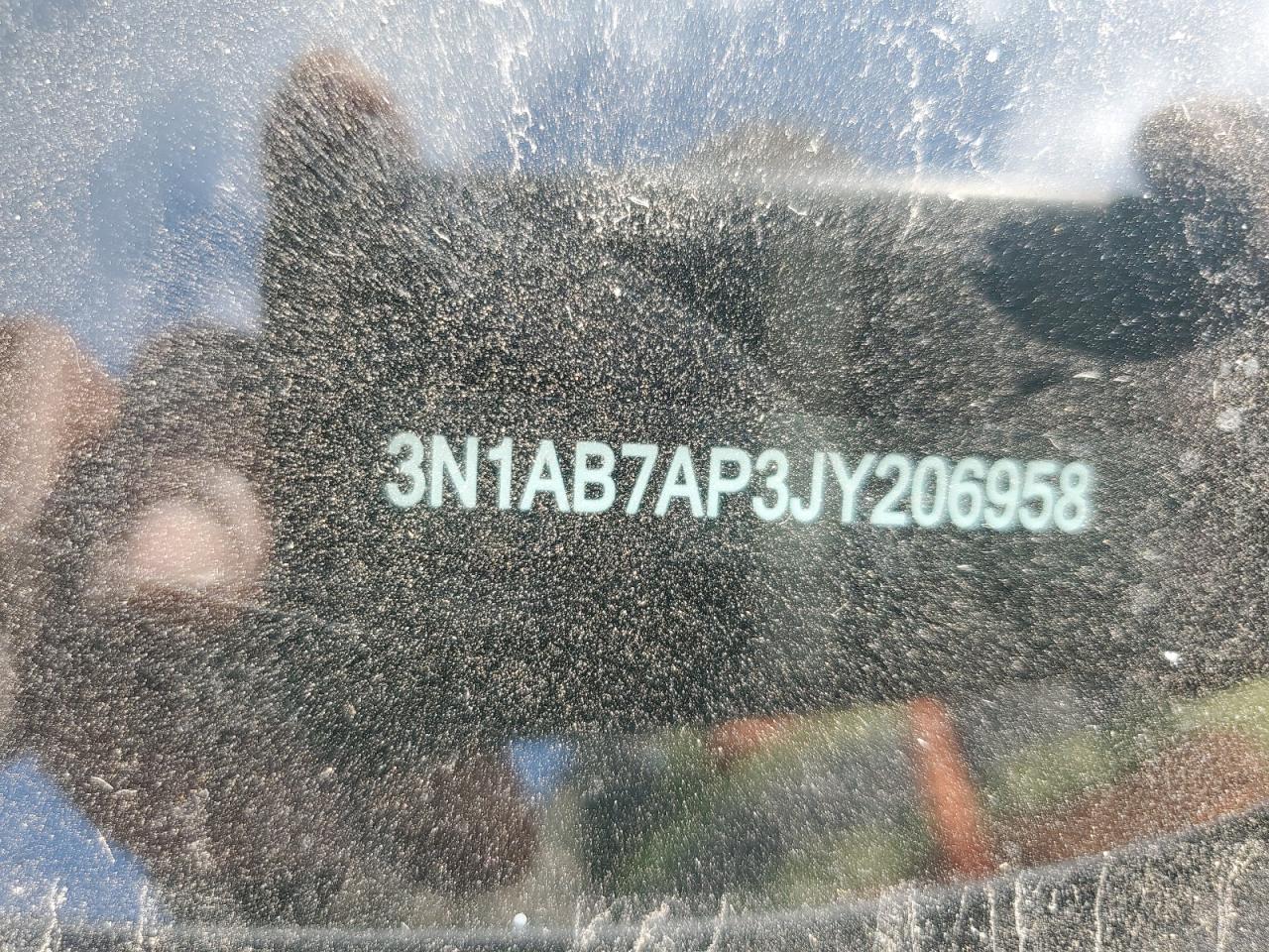 2018 Nissan Sentra S VIN: 3N1AB7AP3JY206958 Lot: 82223095