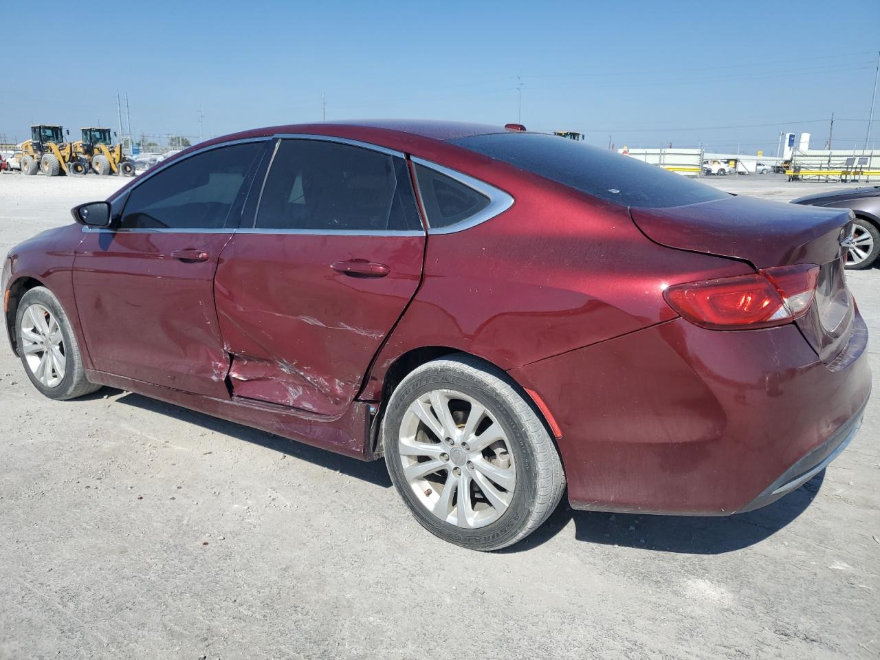 2015 Chrysler 200 Limited brown sedan gas 1C3CCCAB2FN716680 photo #3