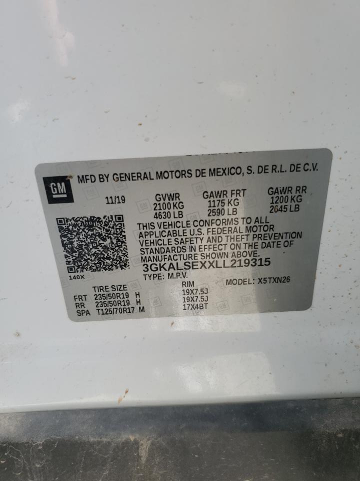 2020 GMC Terrain Denali VIN: 3GKALSEXXLL219315 Lot: 82587985