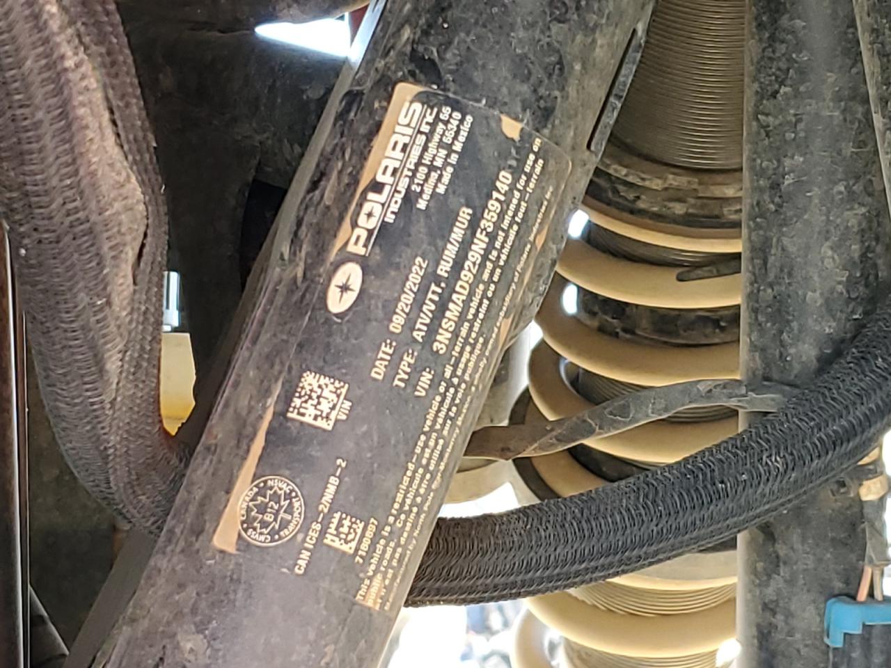 2022 Polaris Rzr Pro Xp Ultimate VIN: 3NSMAD929NF359140 Lot: 82695725