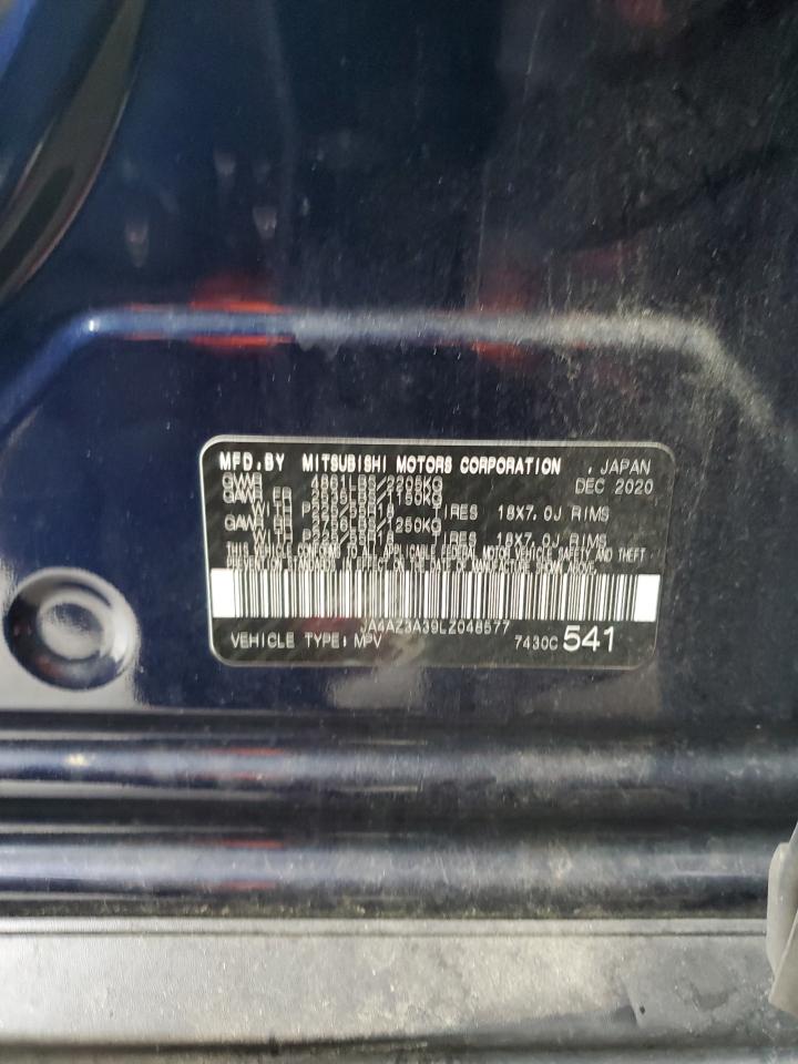 2020 Mitsubishi Outlander Se VIN: JA4AZ3A39LZ048577 Lot: 90422415