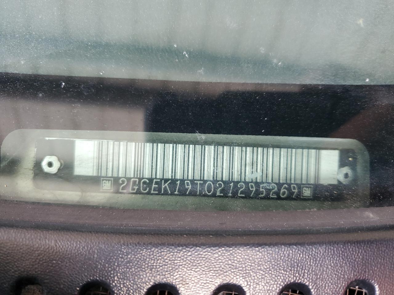 2002 Chevrolet Silverado K1500 VIN: 2GCEK19T021295269 Lot: 85149485