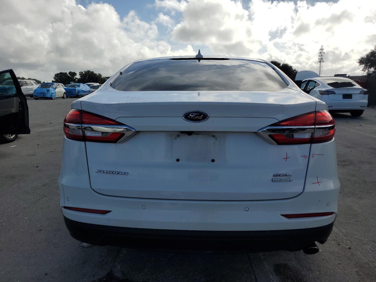 2019 Ford Fusion Sel VIN: 3FA6P0CD5KR139280 Lot: 85918185