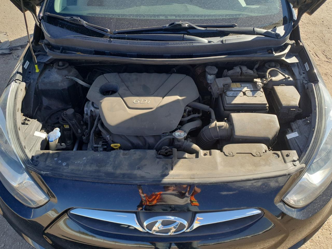 2013 Hyundai Accent Gls VIN: KMHCU5AE5DU106222 Lot: 82782075