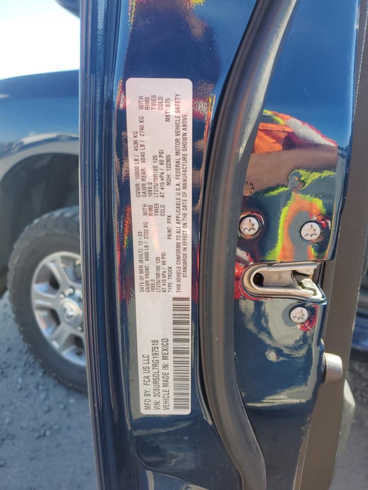 2024 Ram 2500 Big Horn VIN: 3C6UR5DL7RG197516 Lot: 84898755