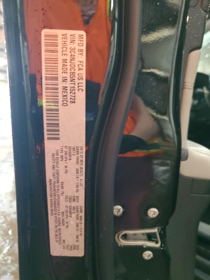 2022 Jeep Compass Limited VIN: 3C4NJDCB5NT152728 Lot: 82571585