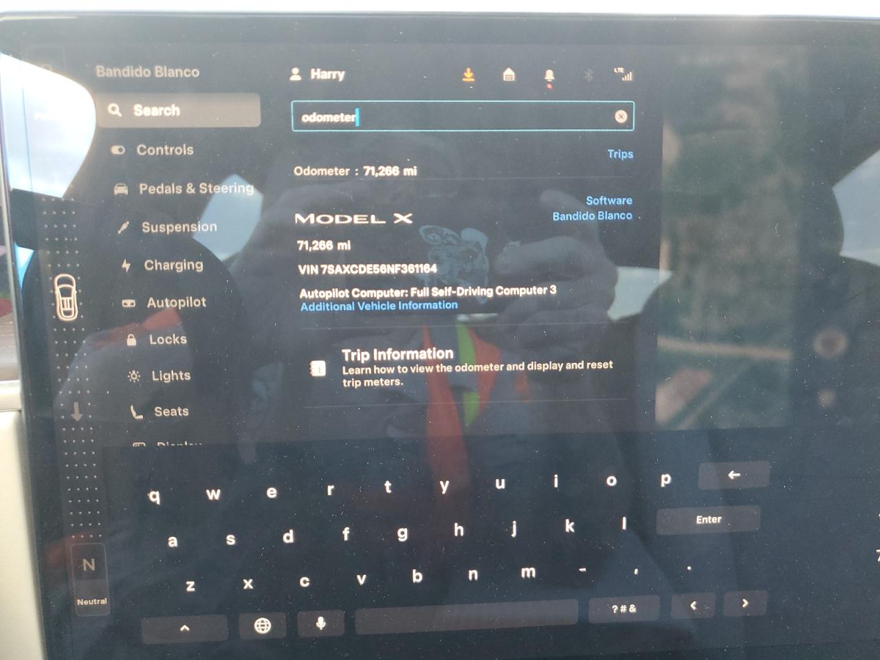 2022 Tesla Model X VIN: 7SAXCDE56NF361164 Lot: 81565685