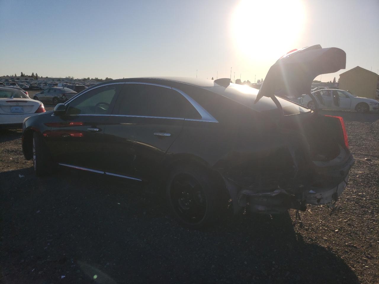 2016 Cadillac Xts Luxury Collection black sedan gas 2G61N5S31G9193207 photo #3