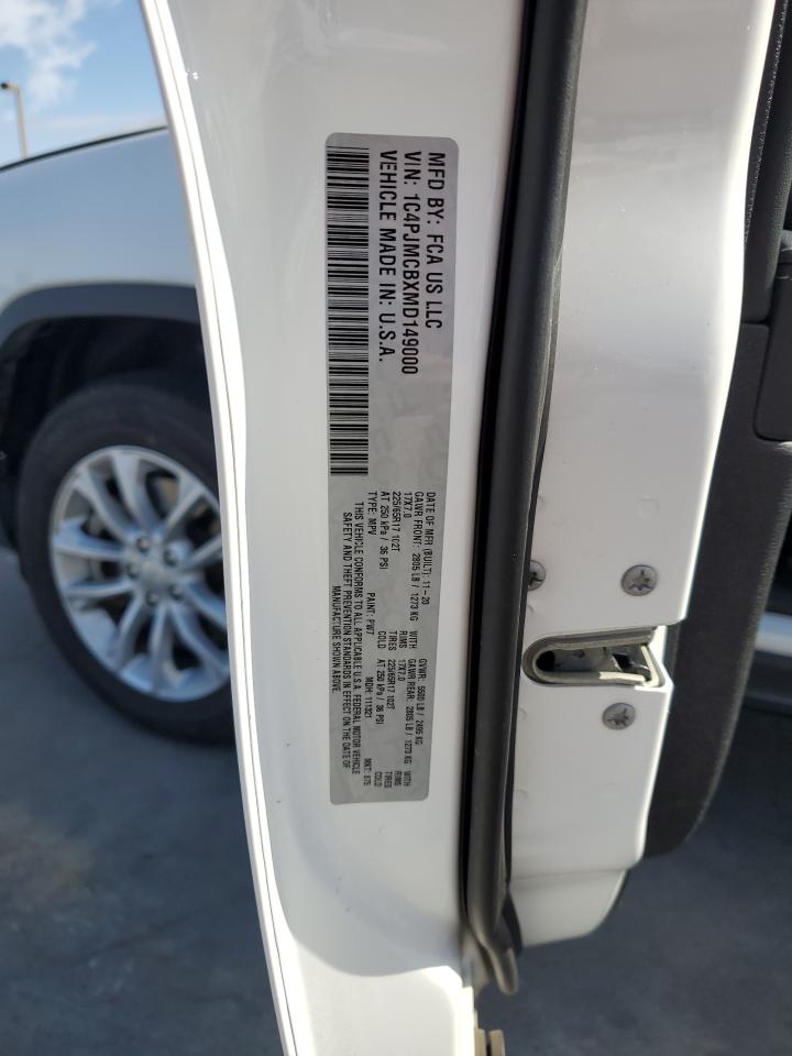 2021 Jeep Cherokee Latitude VIN: 1C4PJMCBXMD149000 Lot: 82231475