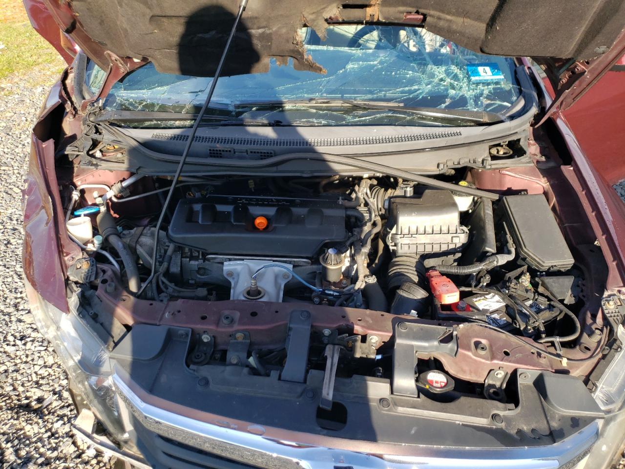 2012 Honda Civic Lx VIN: 19XFB2F50CE344345 Lot: 84922515