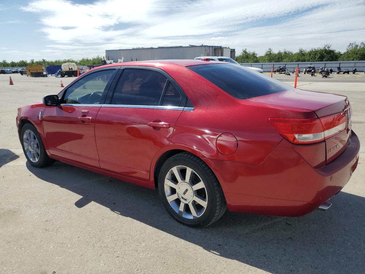 2012 Lincoln Mkz red sedan gas 3LNHL2GC3CR822765 photo #3