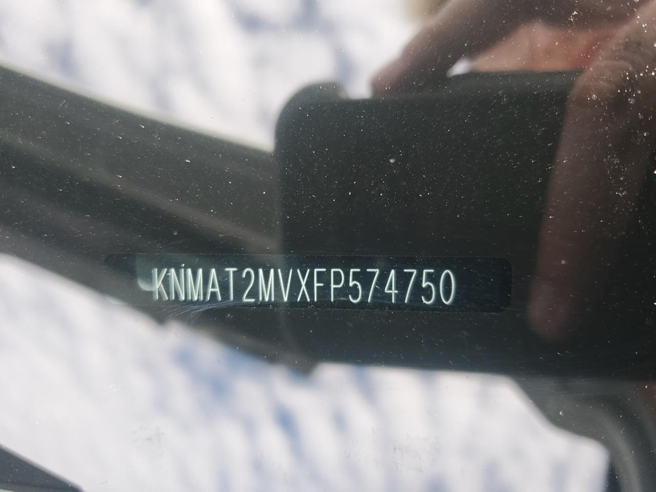 2015 Nissan Rogue S VIN: KNMAT2MVXFP574750 Lot: 85571545