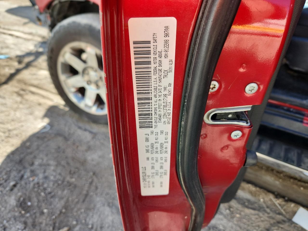 2009 Dodge Ram 1500 VIN: 1D3HV13T89J517108 Lot: 89667475