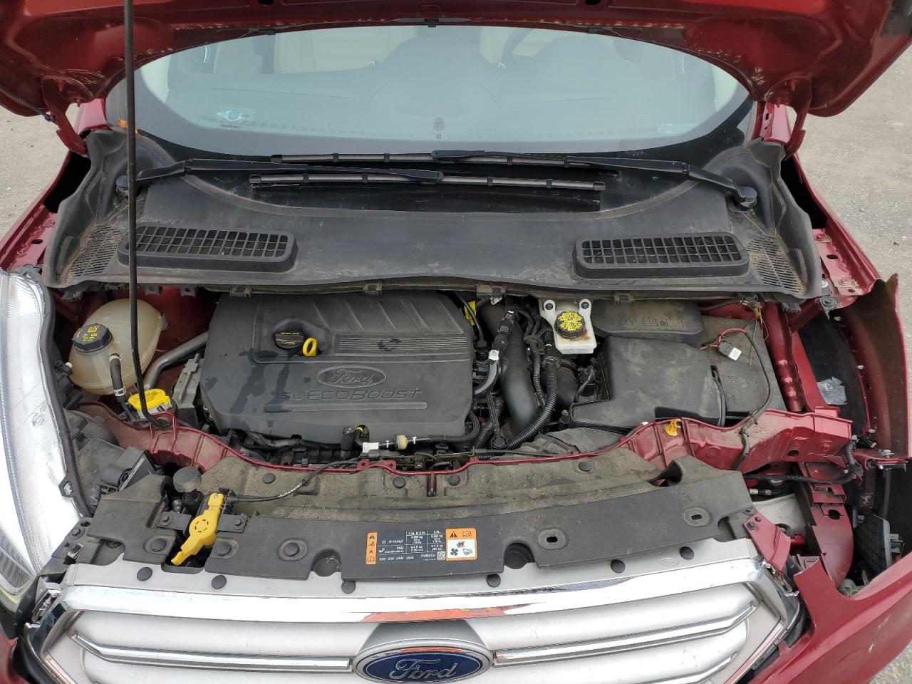 2017 Ford Escape Titanium VIN: 1FMCU0JD4HUB56254 Lot: 85885975