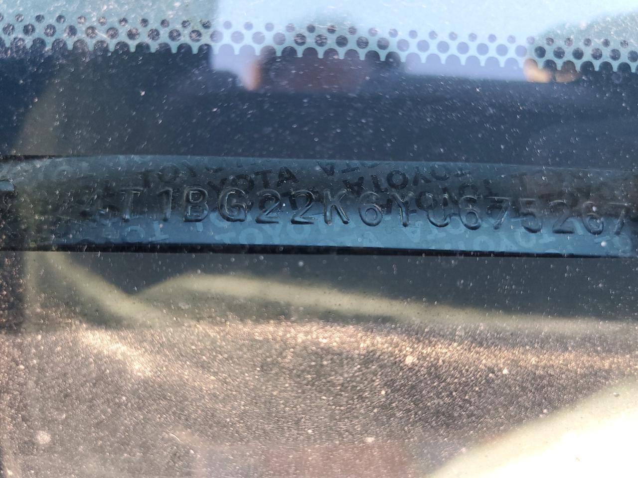 2000 Toyota Camry Ce VIN: 4T1BG22K6YU675267 Lot: 84633315