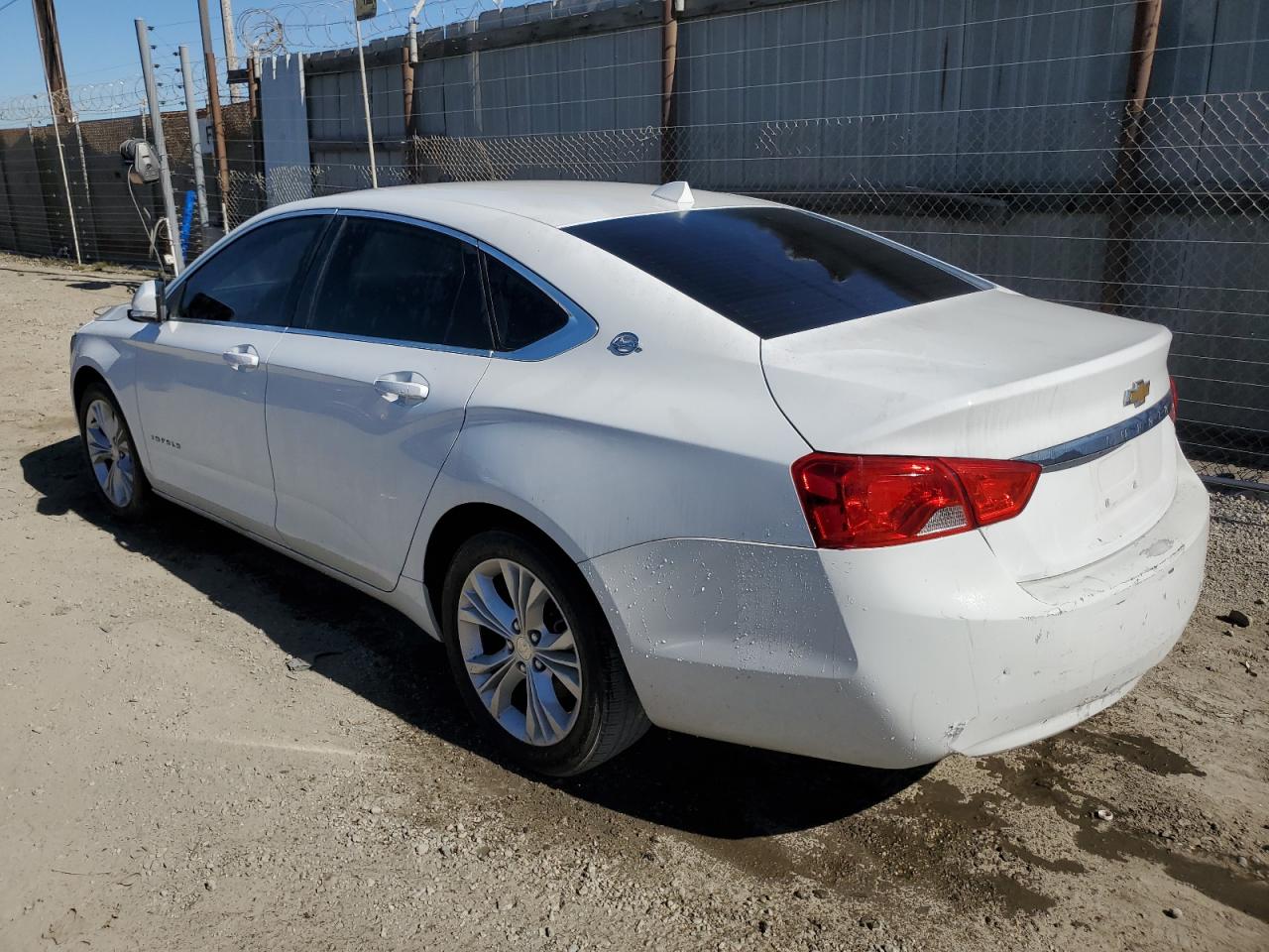 2014 Chevrolet Impala Lt white sedan gas 2G1125S33E9309275 photo #3