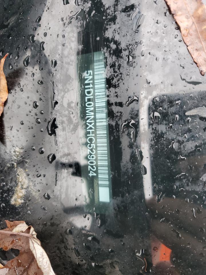 2017 Infiniti Qx60 VIN: 5N1DL0MNXHC529024 Lot: 89872265