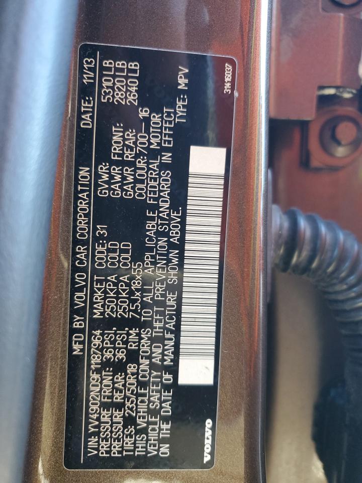 2015 Volvo Xc70 T6 Platinum VIN: YV4902ND9F1187964 Lot: 89902945