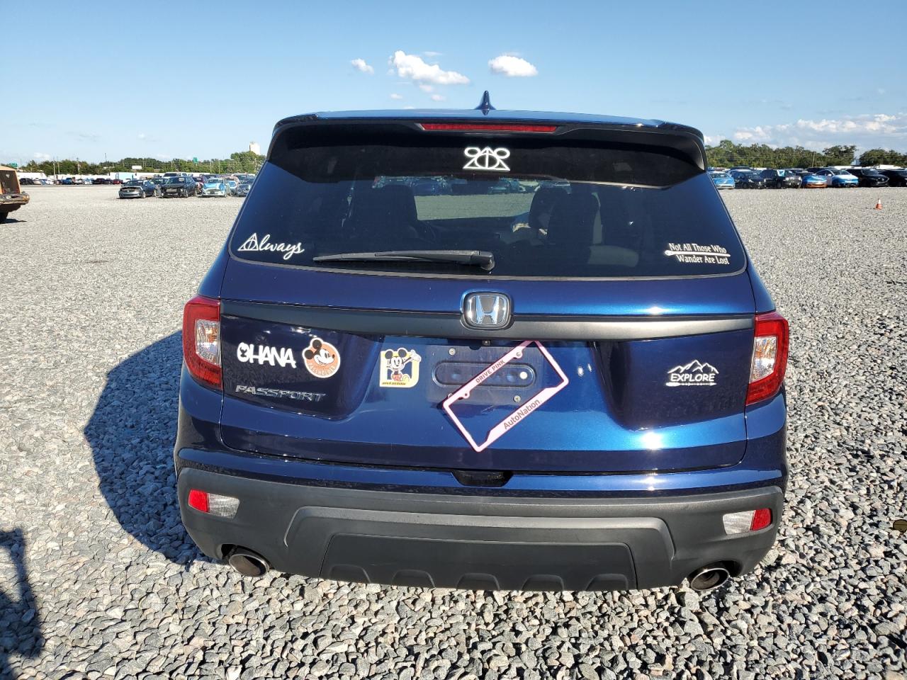 2021 Honda Passport Exl VIN: 5FNYF7H59MB000452 Lot: 89501885