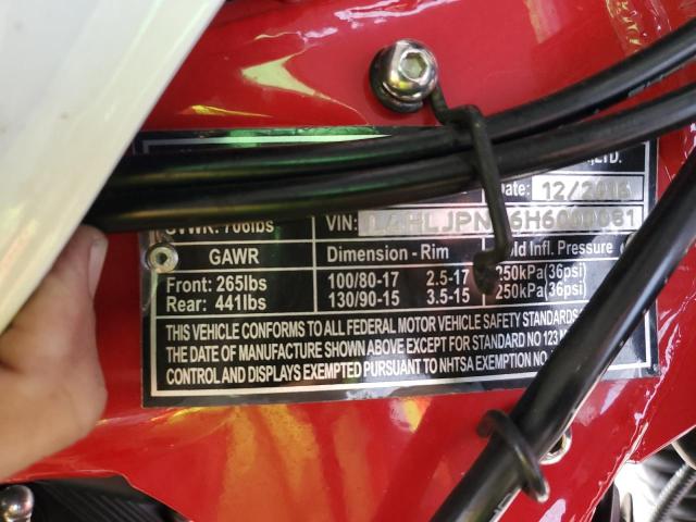 2017 OTHER MOTORCYCLE SSR