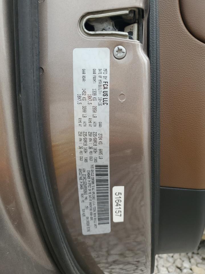 2017 Chrysler Pacifica Limited VIN: 2C4RC1GG5HR592603 Lot: 87089725