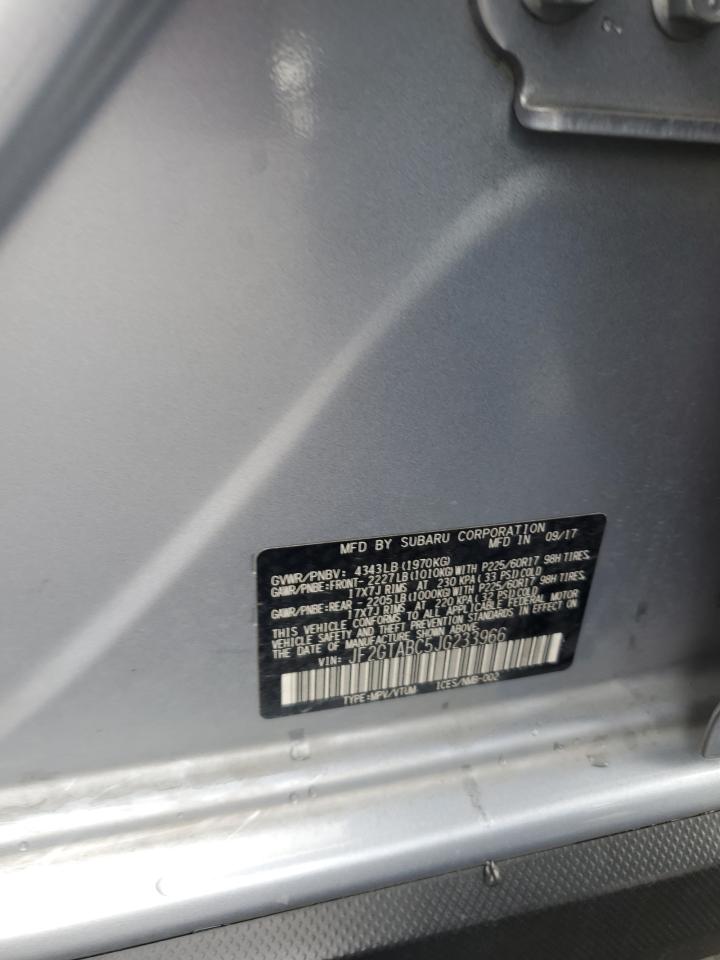 2018 Subaru Crosstrek Premium VIN: JF2GTABC5JG233966 Lot: 84987665