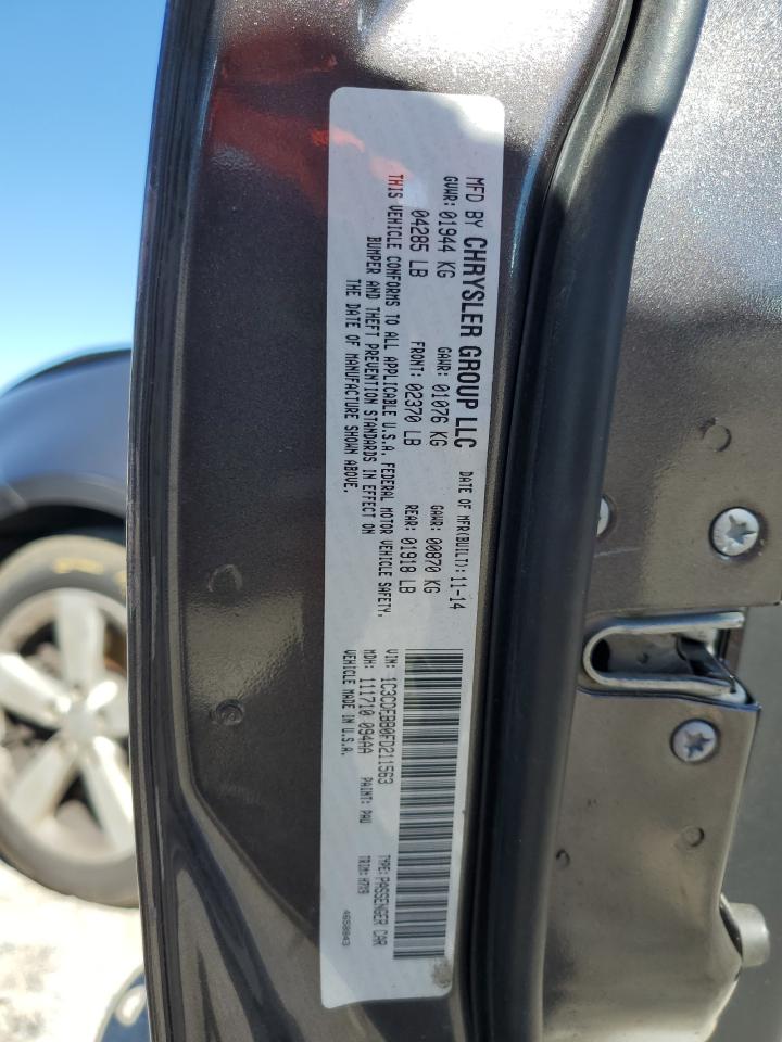 2015 Dodge Dart Sxt VIN: 1C3CDFBB0FD211563 Lot: 87414995