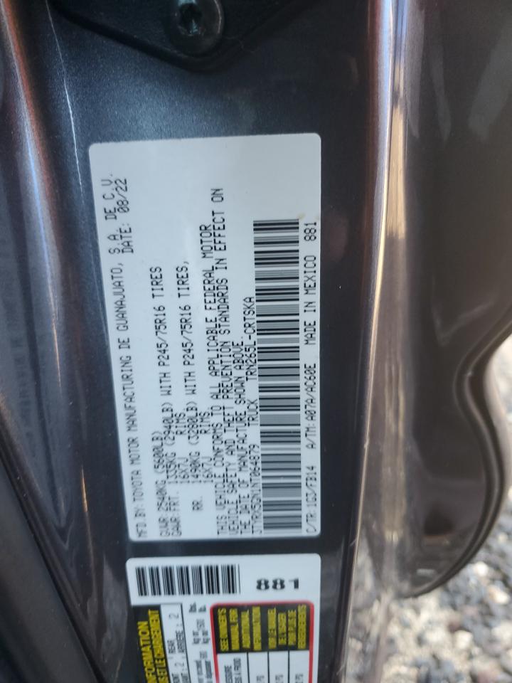 2022 Toyota Tacoma Access Cab VIN: 3TYRX5GN1NT064879 Lot: 85592595