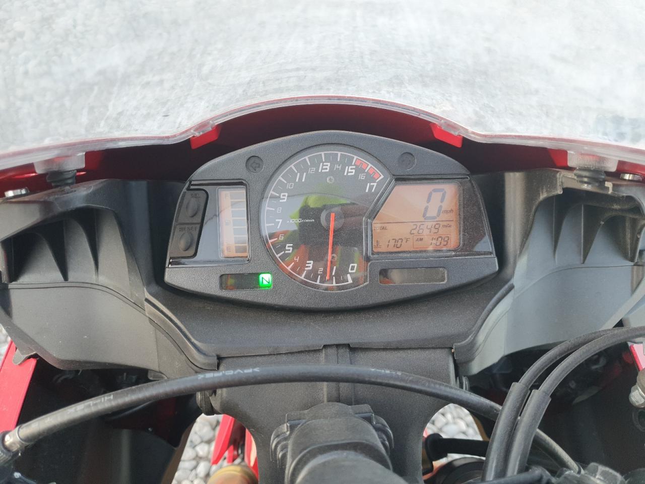 2024 Honda Cbr600 Rr VIN: JH2PC40J7RK100630 Lot: 87246255