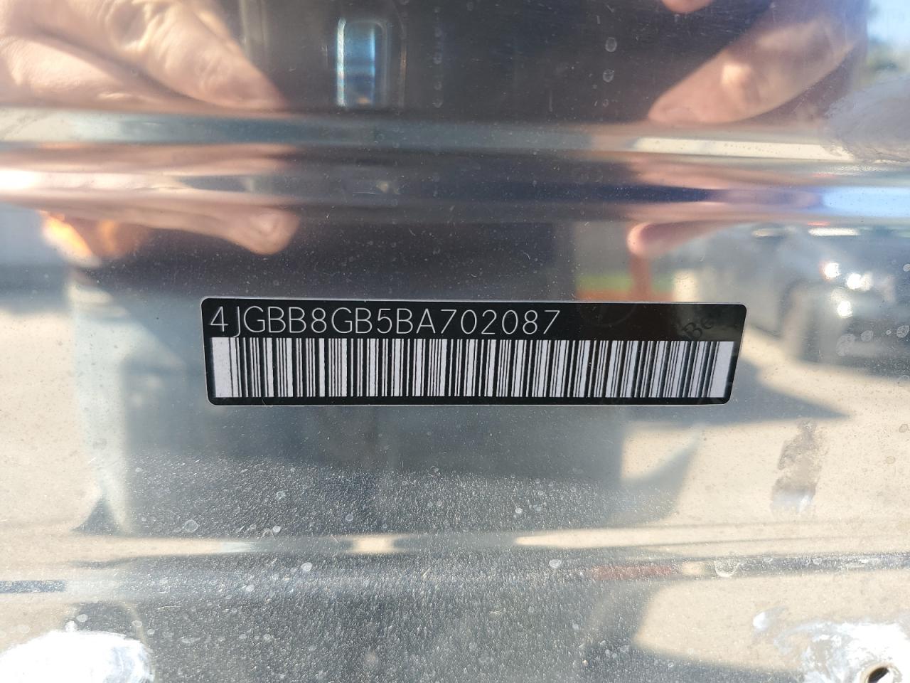 2011 Mercedes-Benz Ml 350 4Matic VIN: 4JGBB8GB5BA702087 Lot: 82298545