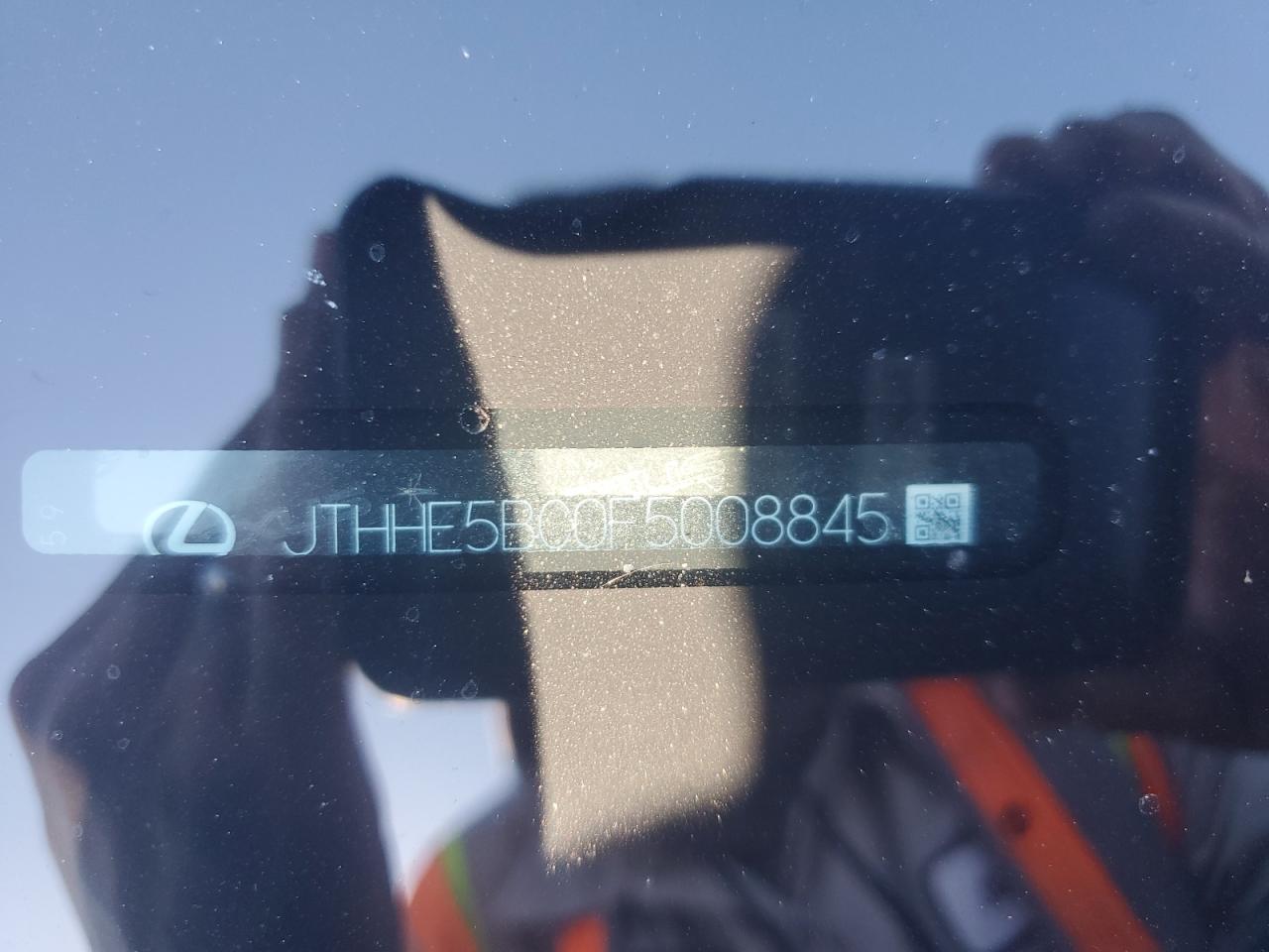 2015 Lexus Rc 350 VIN: JTHHE5BC0F5008845 Lot: 90551865