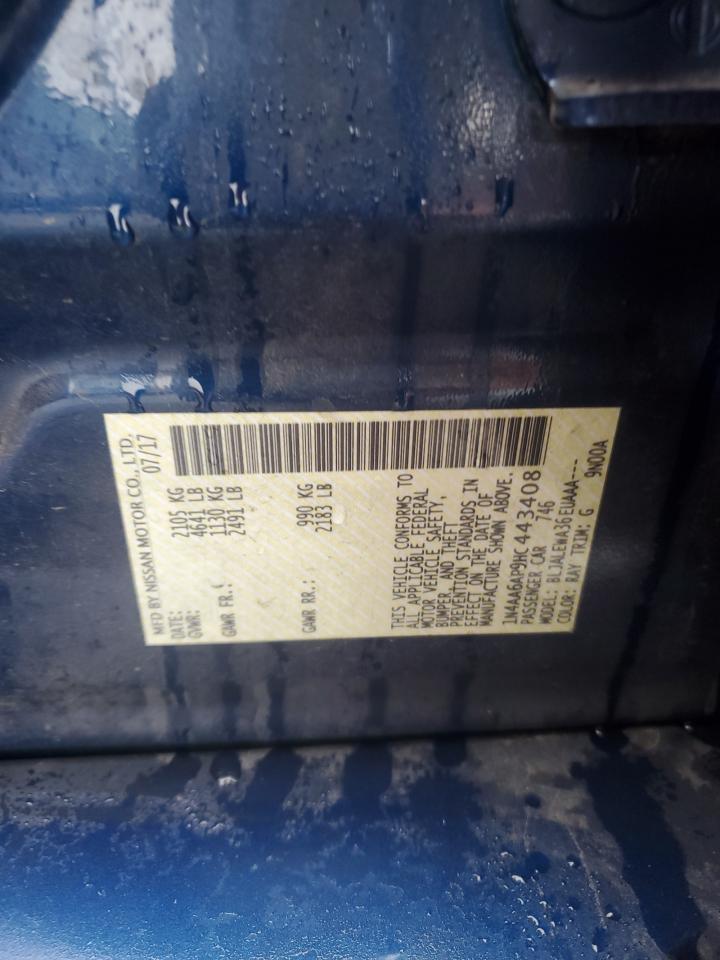 2017 Nissan Maxima 3.5S VIN: 1N4AA6AP9HC443408 Lot: 89667835