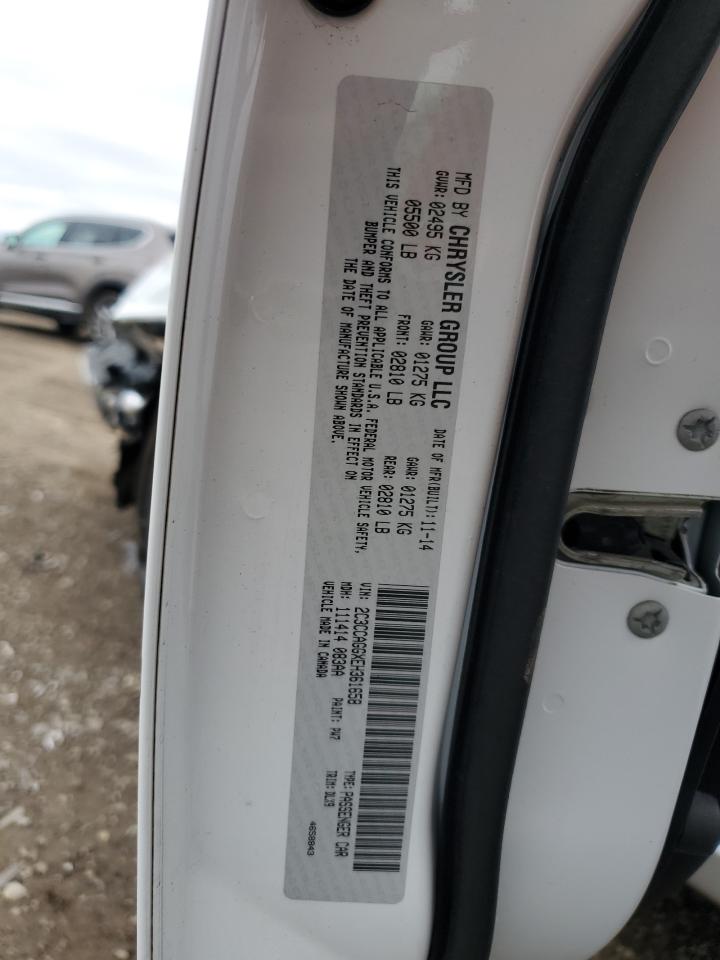 2014 Chrysler 300 S VIN: 2C3CCAGGXEH361658 Lot: 89513505