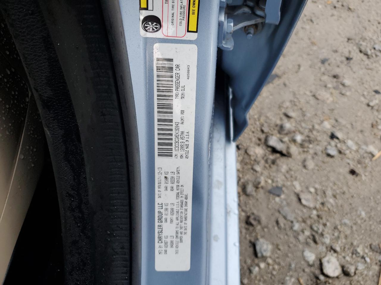 2014 Chrysler 200 Limited VIN: 1C3CCBCG0EN192043 Lot: 89518295