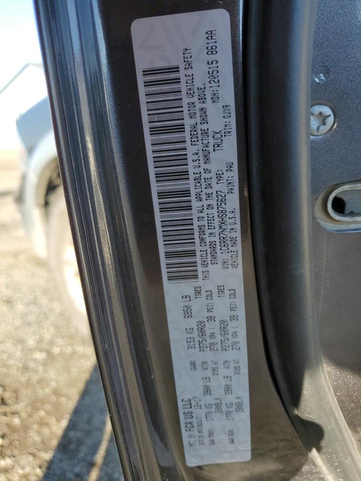 2017 Ram 1500 Laramie VIN: 1C6RR7NMXHS875627 Lot: 82439865