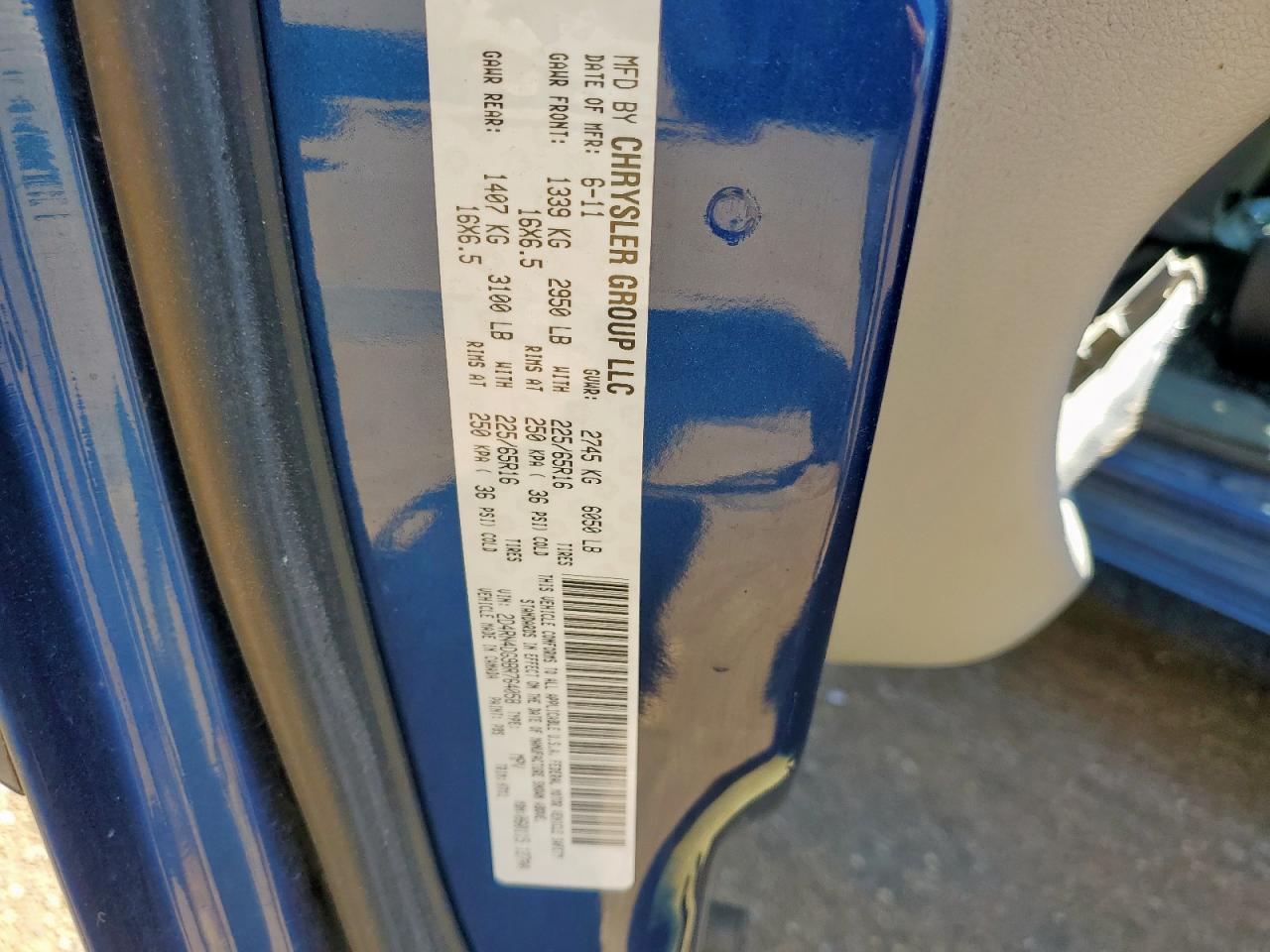 2011 Dodge Grand Caravan Express VIN: 2D4RN4DG9BR764058 Lot: 82250805