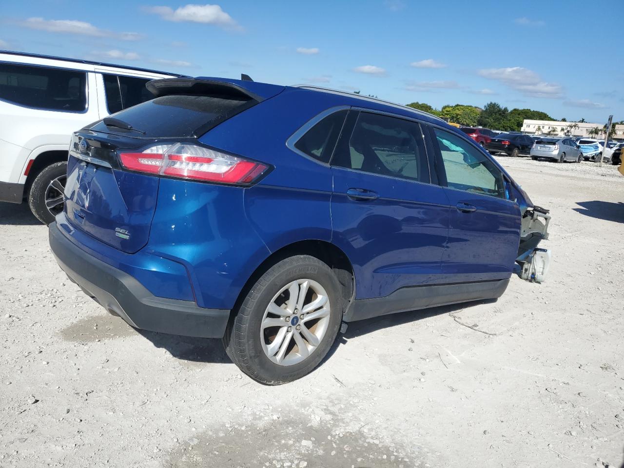 2020 Ford Edge Sel blue  gas 2FMPK3J96LBB29771 photo #4
