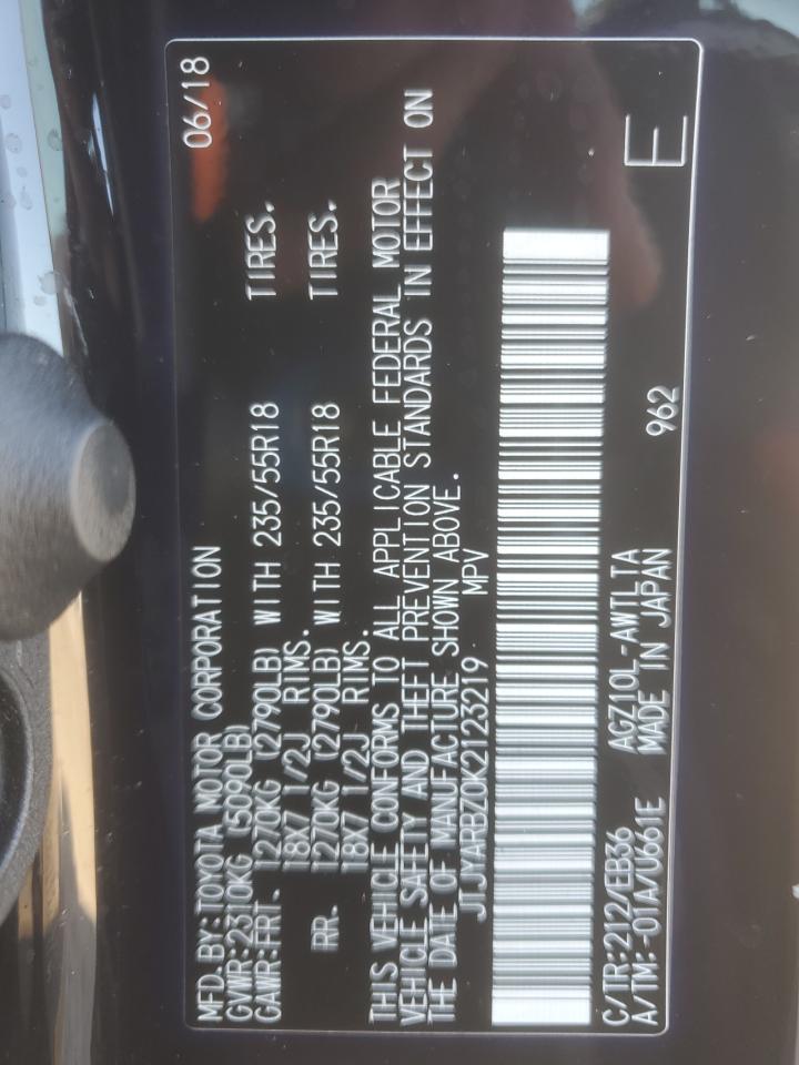 2019 Lexus Nx 300 Base VIN: JTJYARBZ0K2123219 Lot: 90264315