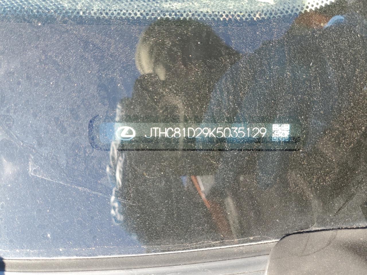 2019 Lexus Is 300 VIN: JTHC81D29K5035129 Lot: 86791585