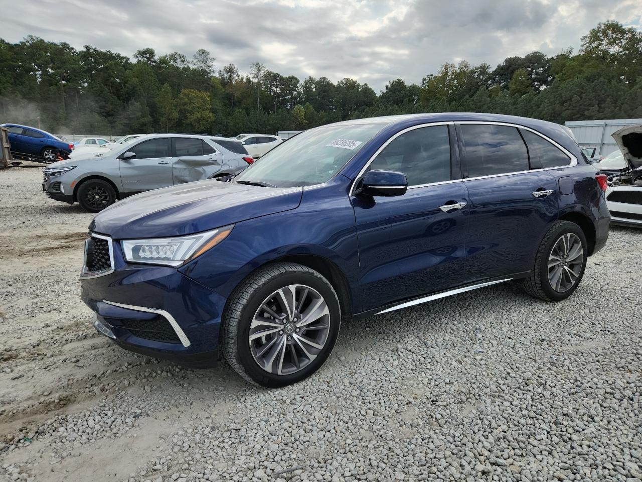 2018 Acura Mdx Technology blue null gas 5J8YD4H55JL027260 photo #1