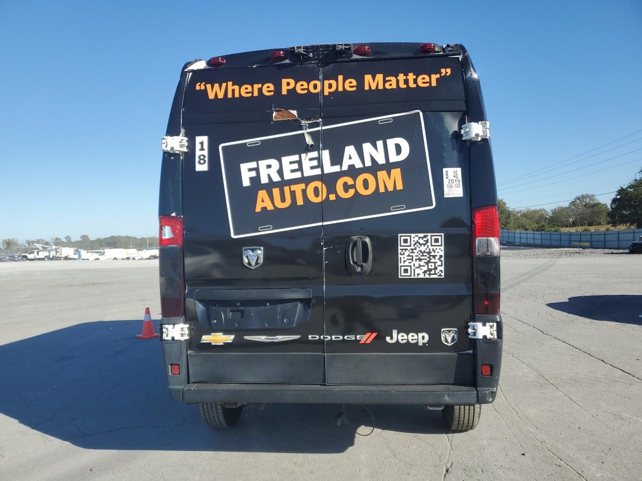 2019 Ram Promaster 2500 Delivery Van VIN: 3C6TRVCG7KE522733 Lot: 87402315