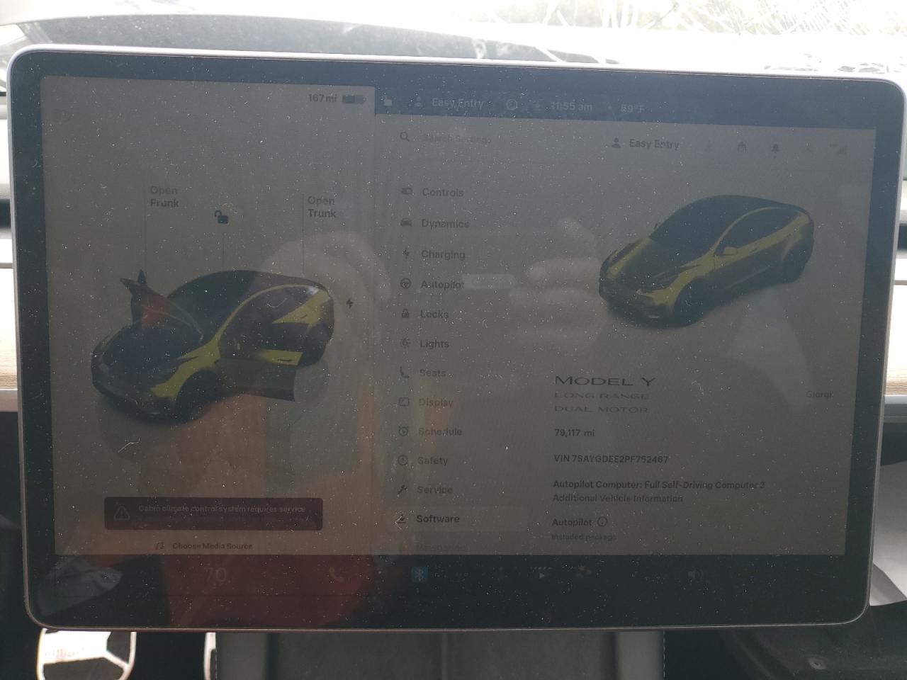 2023 Tesla Model Y VIN: 7SAYGDEE2PF752467 Lot: 86767955