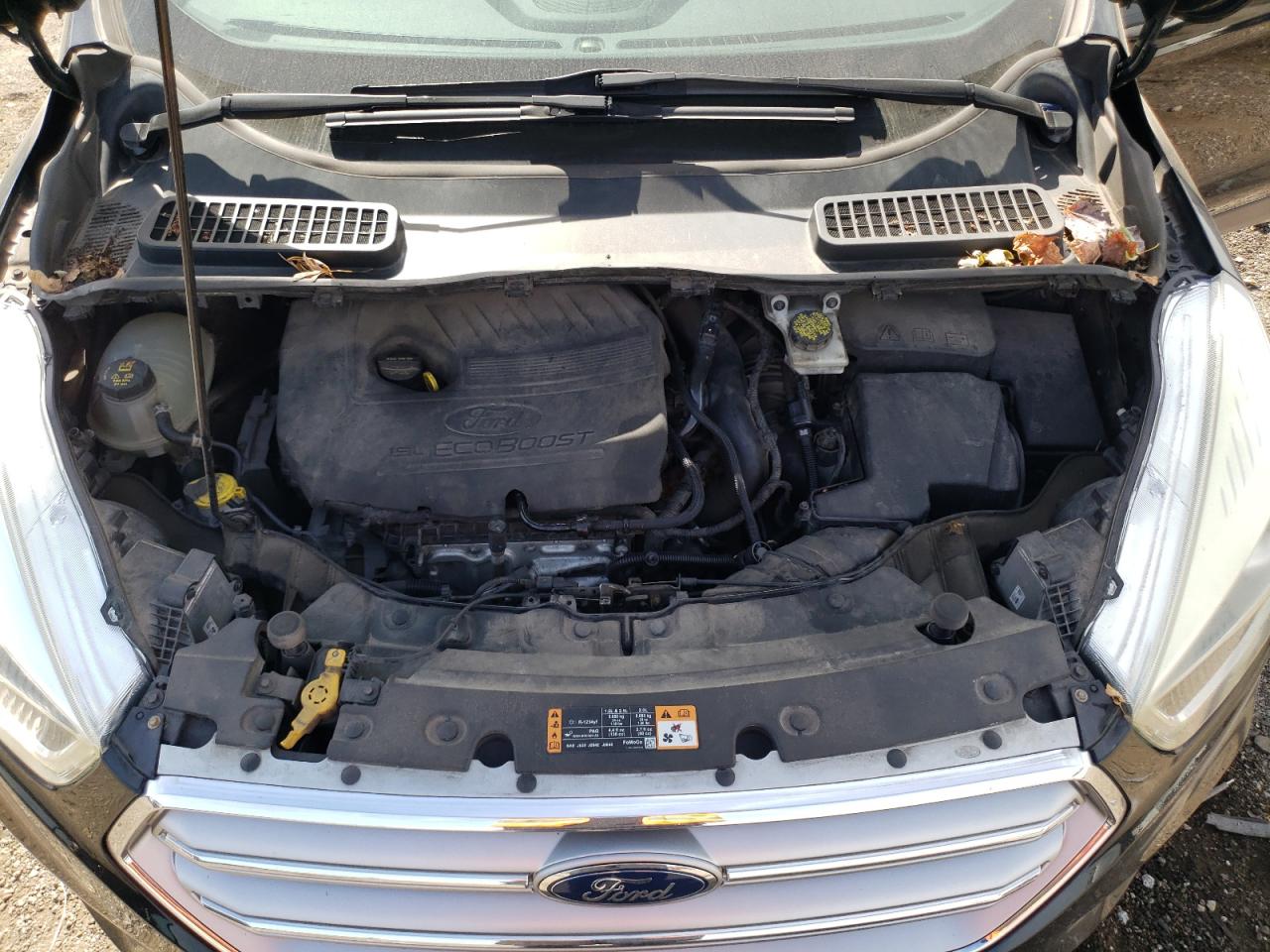 2017 Ford Escape Titanium VIN: 1FMCU0JDXHUE31593 Lot: 81725245