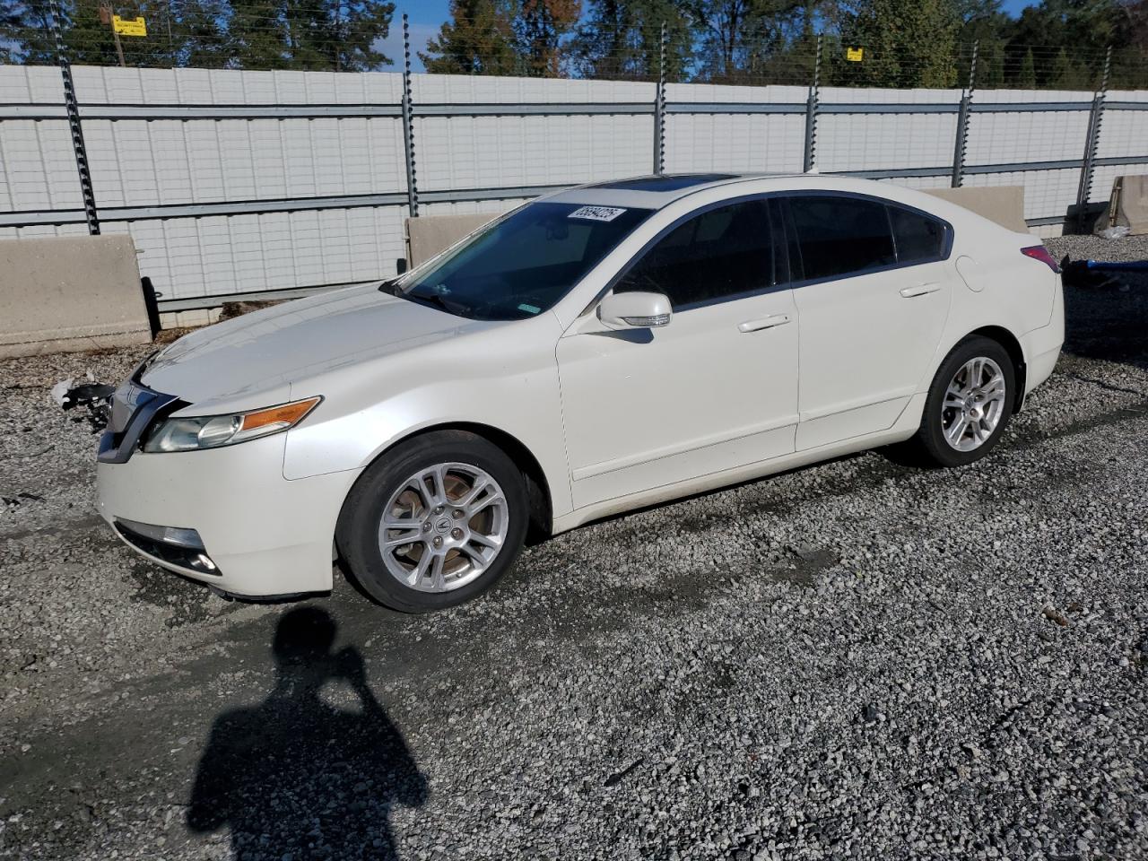 2009 Acura Tl white null gas 19UUA86229A020460 photo #1
