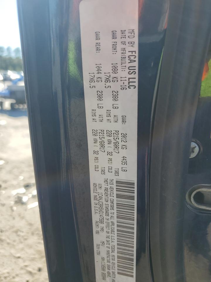 2017 Jeep Compass Sport VIN: 1C4NJCBA5HD147588 Lot: 82676345