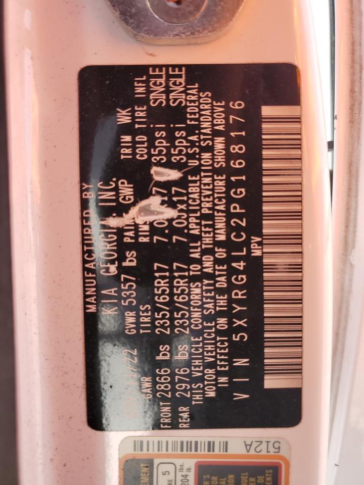 2023 Kia Sorento Lx VIN: 5XYRG4LC2PG168176 Lot: 81992715