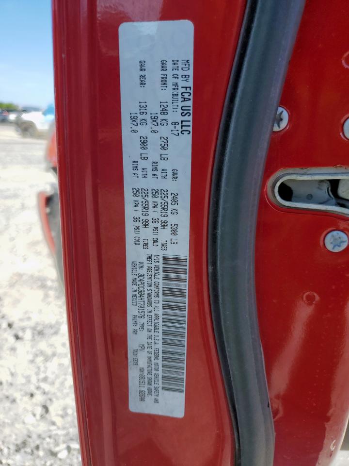 2017 Dodge Journey Sxt VIN: 3C4PDCBB4HT701576 Lot: 85864285