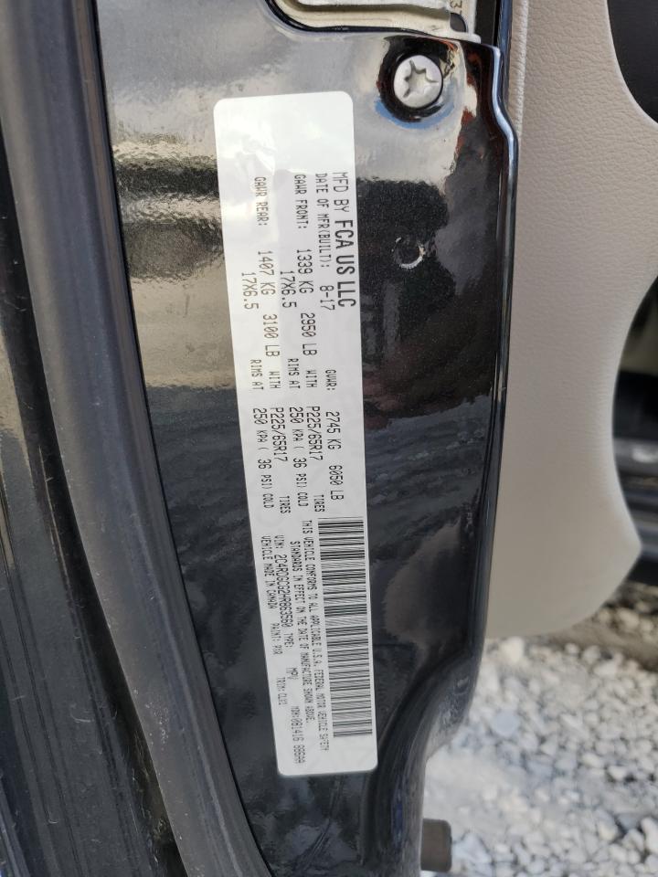 2017 Dodge Grand Caravan Sxt VIN: 2C4RDGCG2HR863560 Lot: 82753515