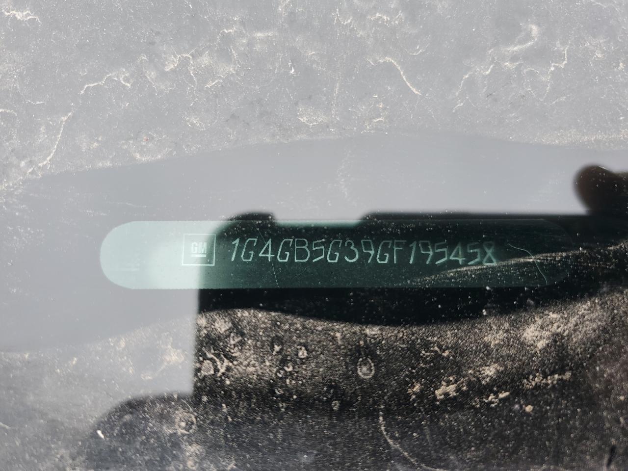 2016 Buick Lacrosse VIN: 1G4GB5G39GF195458 Lot: 89840725